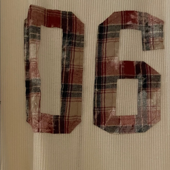 POL Red and Cream Long Sleeve Tee - Picture 5 of 10